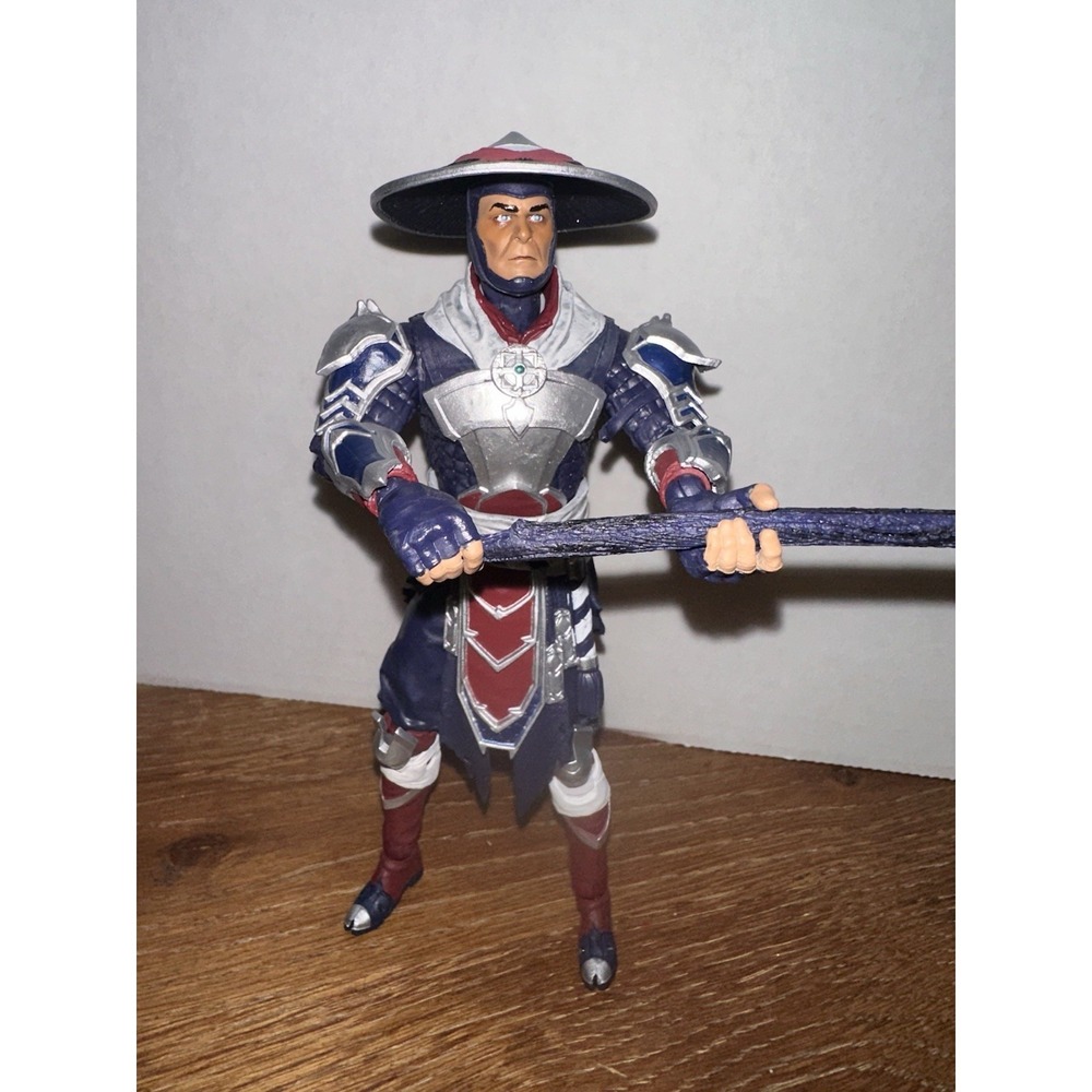 Mortal Kombat RAIDEN Action Figure W/STAFF WEAPON MK11 MCFARLANE TOYS - Picture 4 of 6